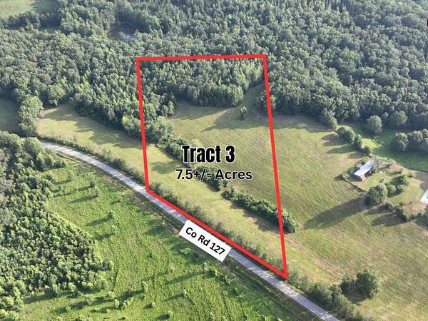 7.5 Acres of Land for Sale in Roanoke, Alabama