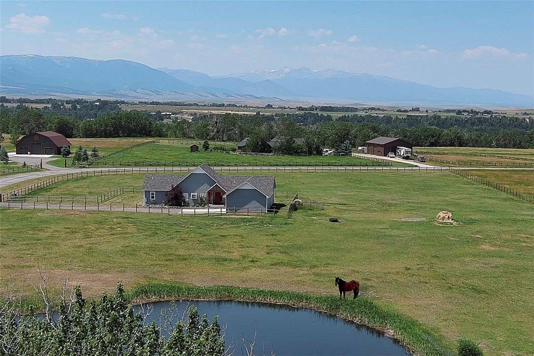 6.72 Acres of Land with Home for Sale in Roberts, Montana