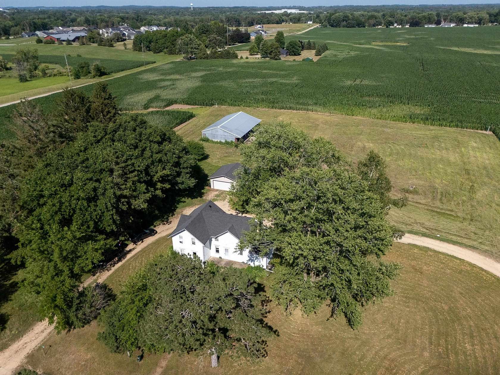 3 Acres of Land with Home for Sale in Stoughton, Wisconsin