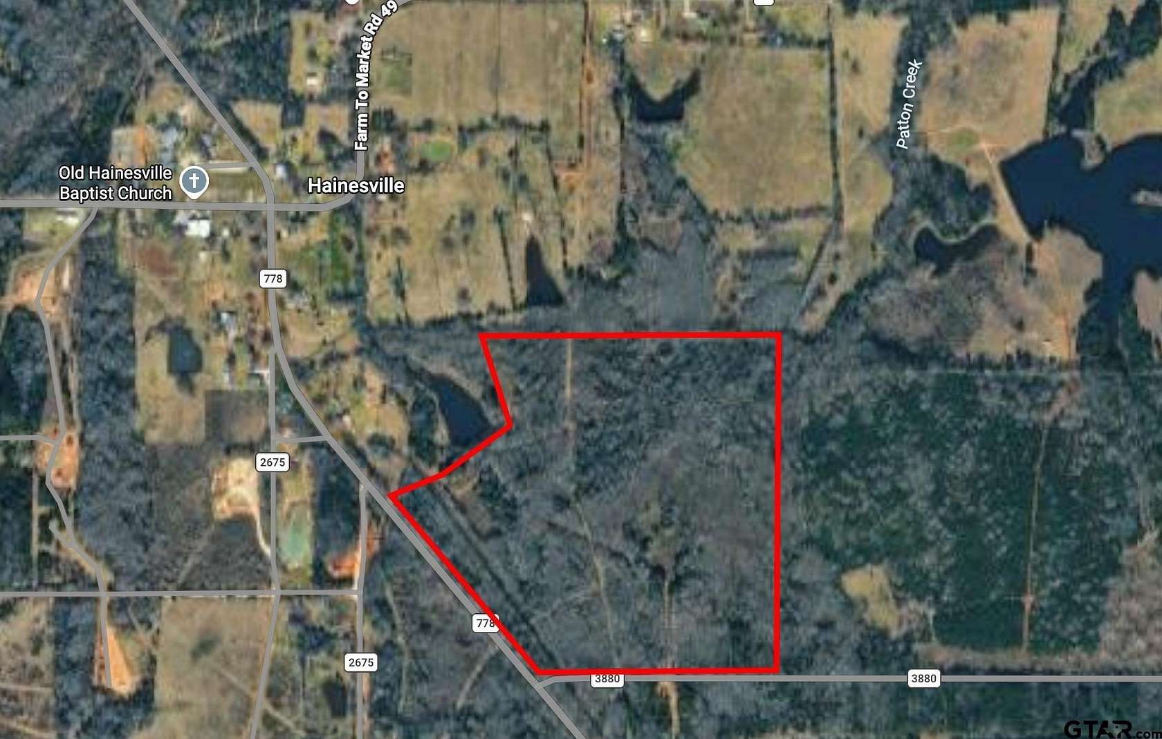 77.8 Acres of Recreational & Residential Land for Sale in Mineola, Texas