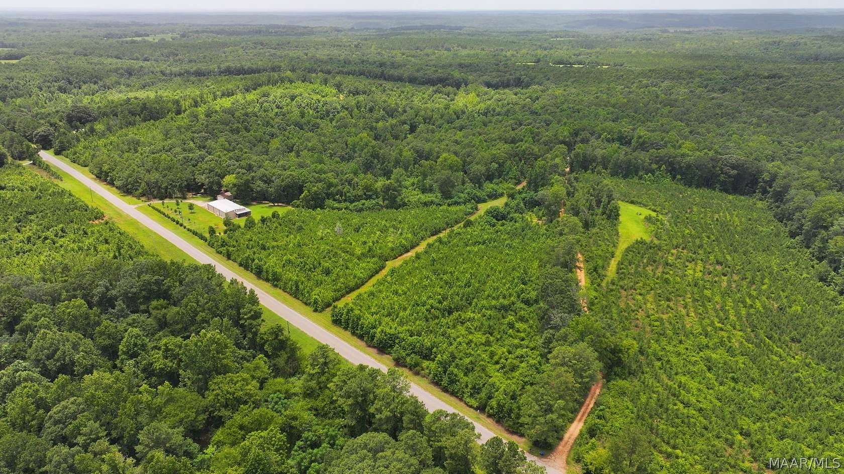 60.6 Acres of Land with Home for Sale in Autaugaville, Alabama
