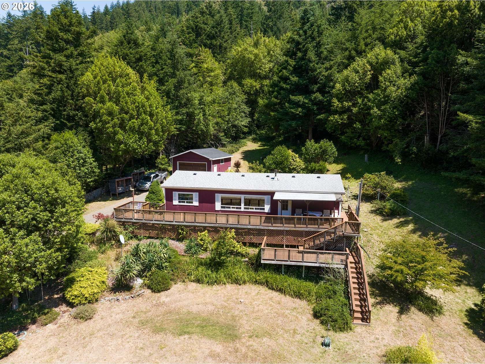 4.2 Acres of Land with Home for Sale in Gold Beach, Oregon