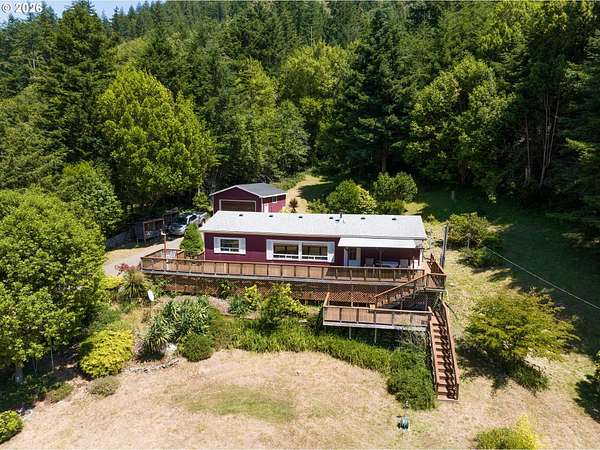 4.2 Acres of Land with Home for Sale in Gold Beach, Oregon