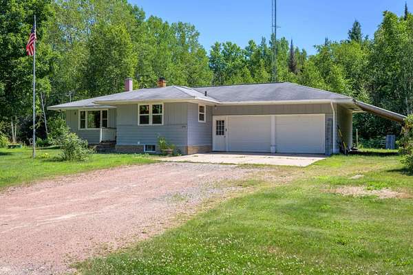4.46 Acres of Land with Home for Sale in Three Lakes, Wisconsin