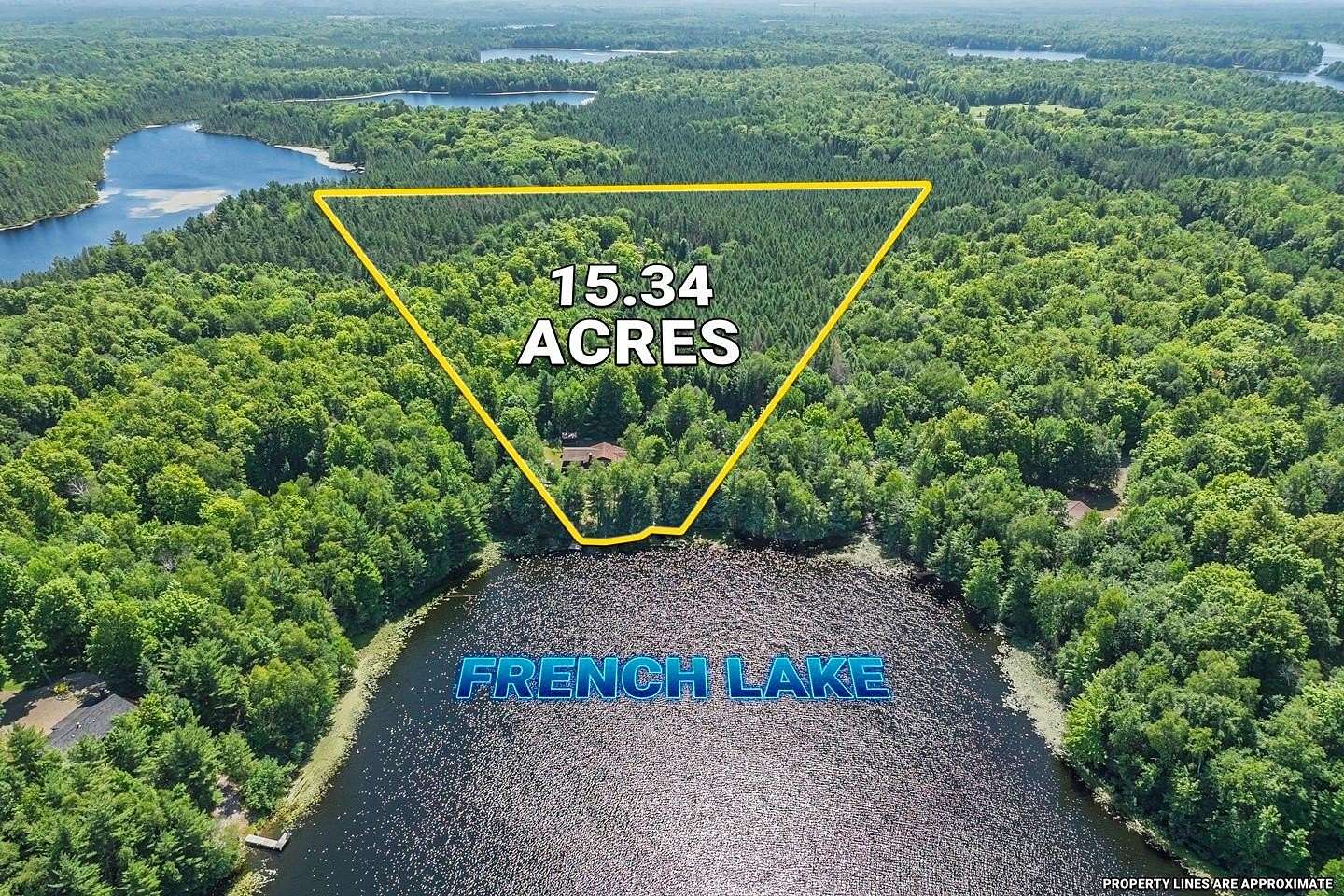 15.2 Acres of Recreational Land with Home for Sale in Park Falls, Wisconsin