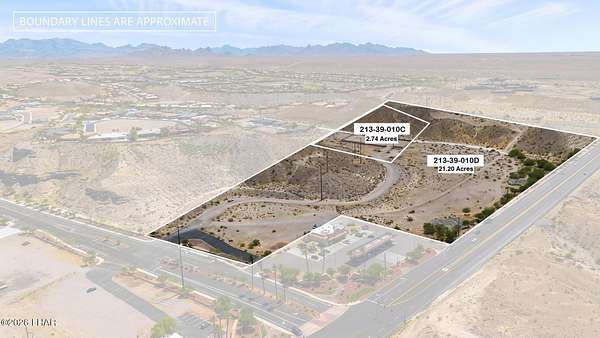 24 Acres of Commercial Land for Sale in Bullhead City, Arizona