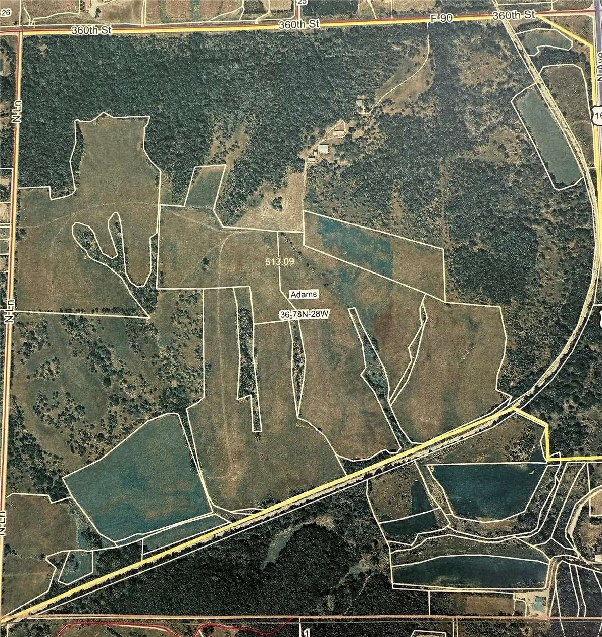 504 Acres of Land for Sale in De Soto, Iowa