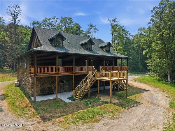 75 Acres of Recreational Land with Home for Sale in Pleasant Mount, Pennsylvania
