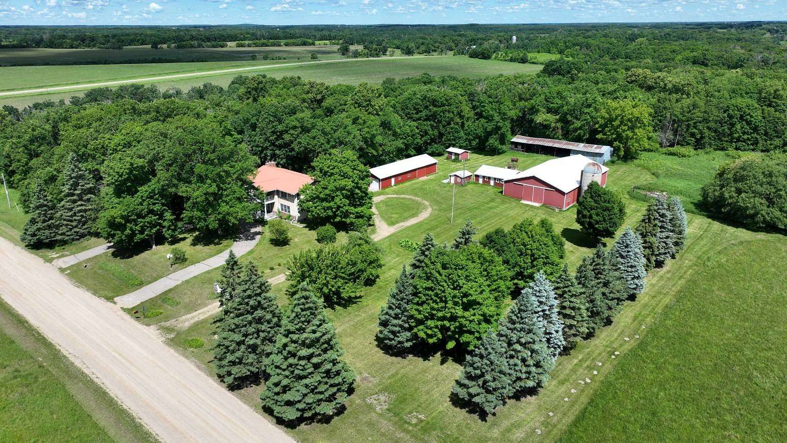 99 Acres of Agricultural Land with Home for Auction in Verndale, Minnesota