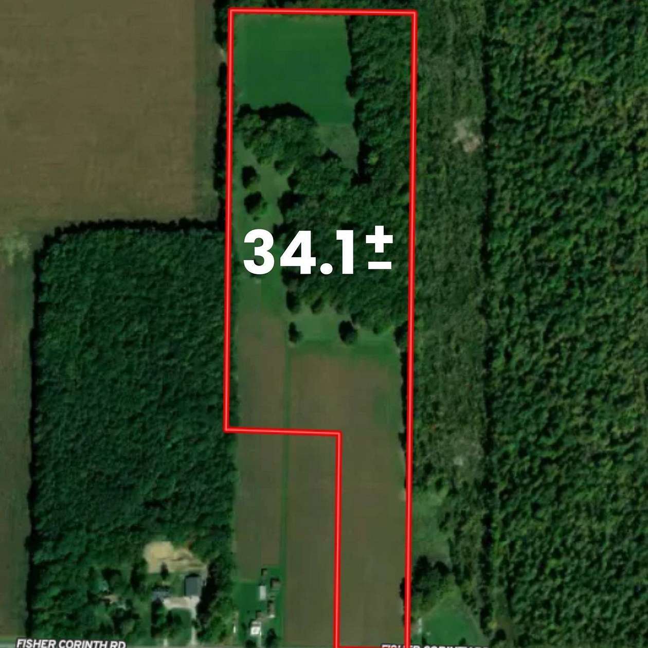 43.8 Acres of Land for Auction in Farmdale, Ohio