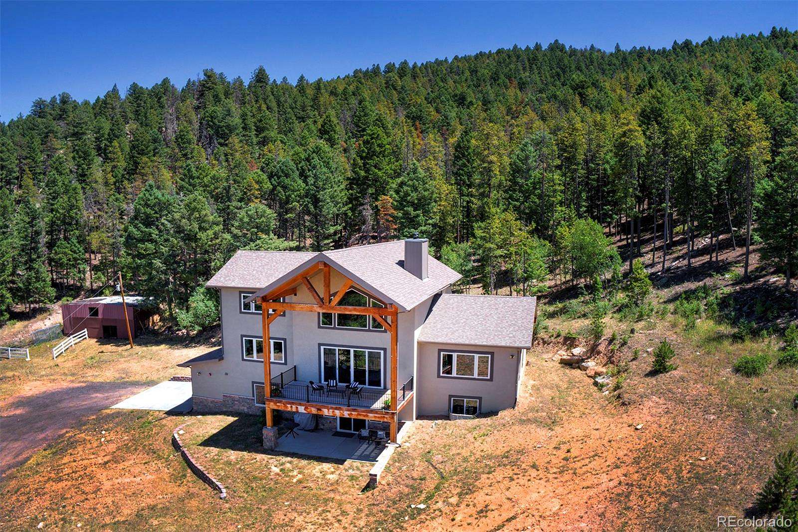 5 Acres of Land with Home for Sale in Conifer, Colorado