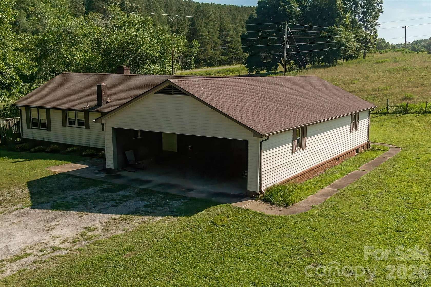 86.6 Acres of Land with Home for Sale in Rutherfordton, North Carolina
