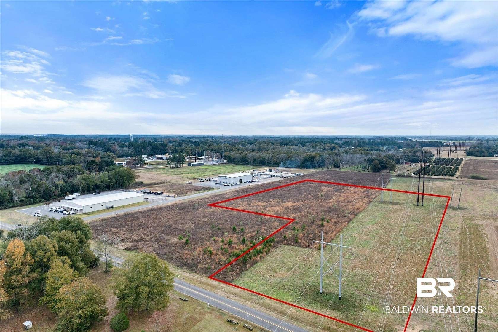5.66 Acres of Commercial Land for Sale in Silverhill, Alabama