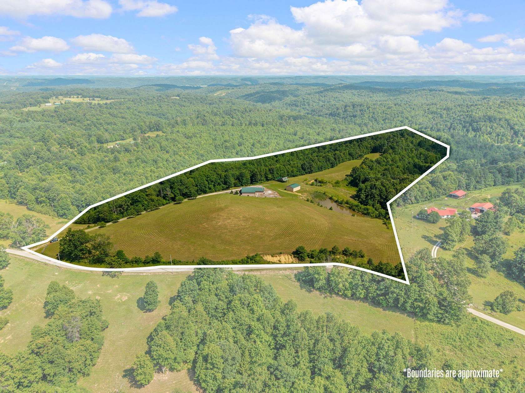 25 Acres of Land with Home for Sale in South Shore, Kentucky