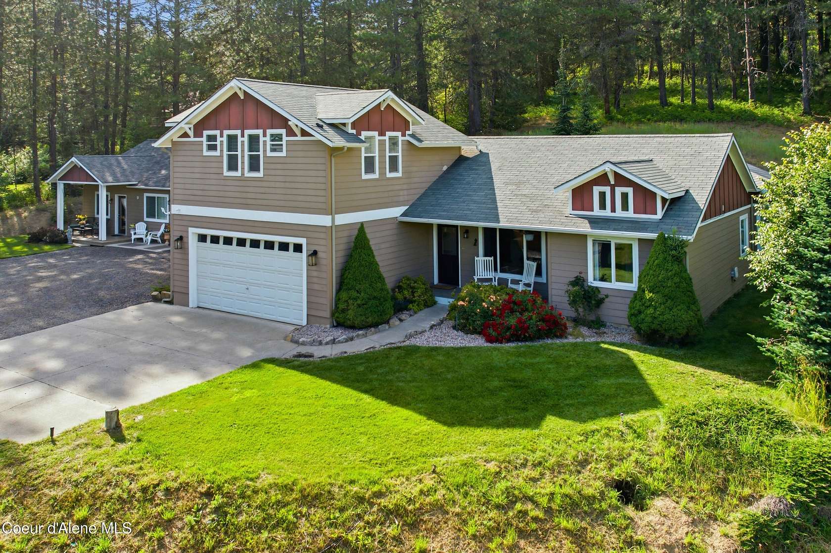 10 Acres of Land with Home for Sale in Rathdrum, Idaho