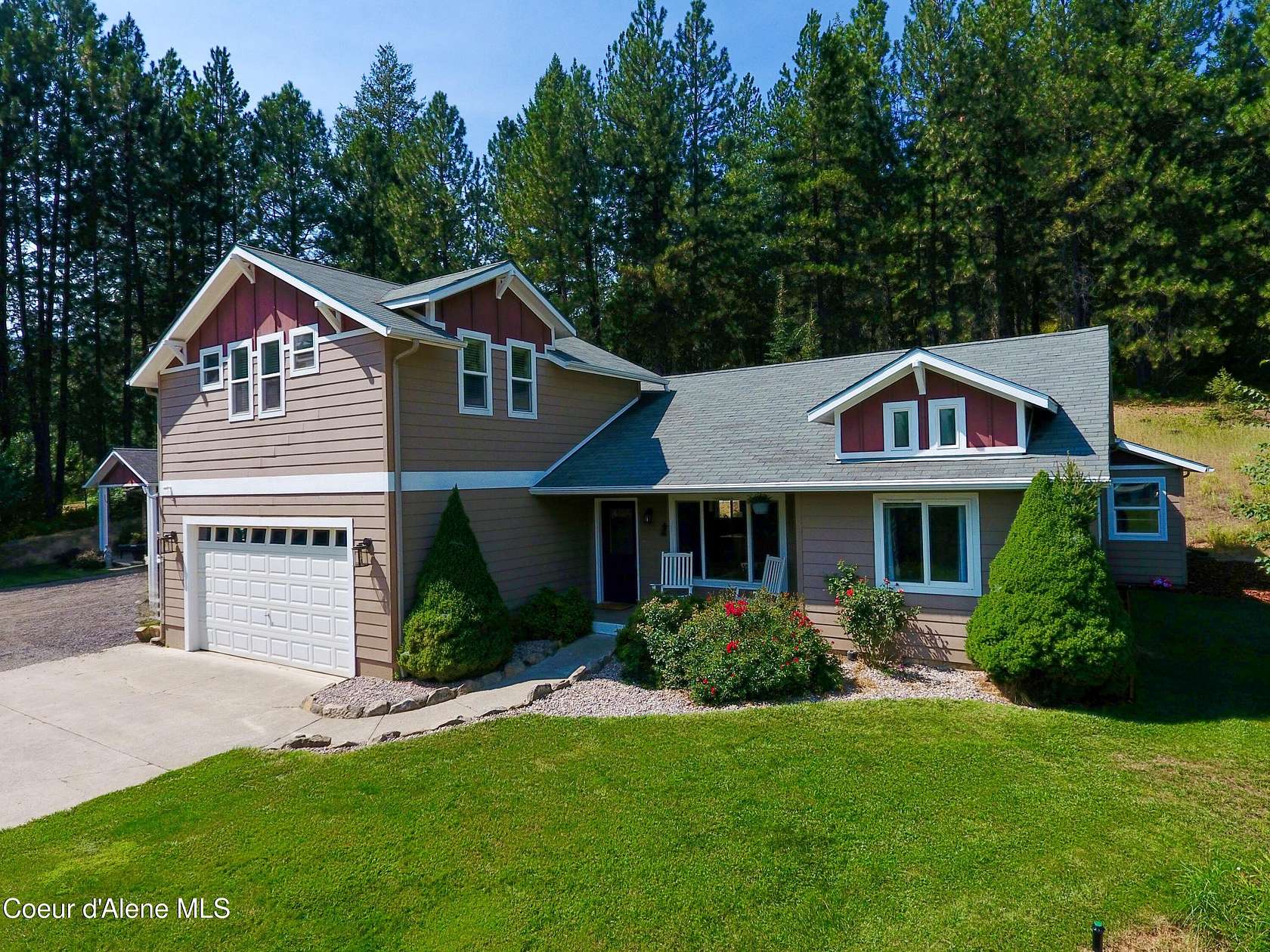 10 Acres of Land with Home for Sale in Rathdrum, Idaho