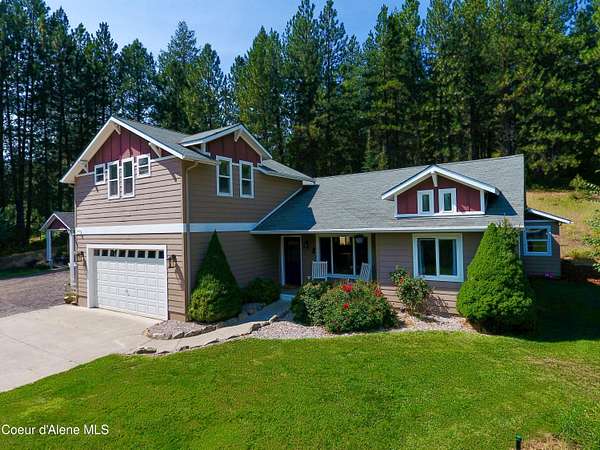 10 Acres of Land with Home for Sale in Rathdrum, Idaho