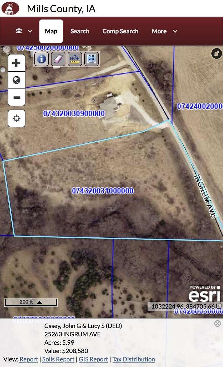 6 Acres of Land for Sale in Glenwood, Iowa