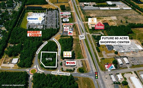 1.13 Acres of Commercial Land for Sale in Conway, South Carolina