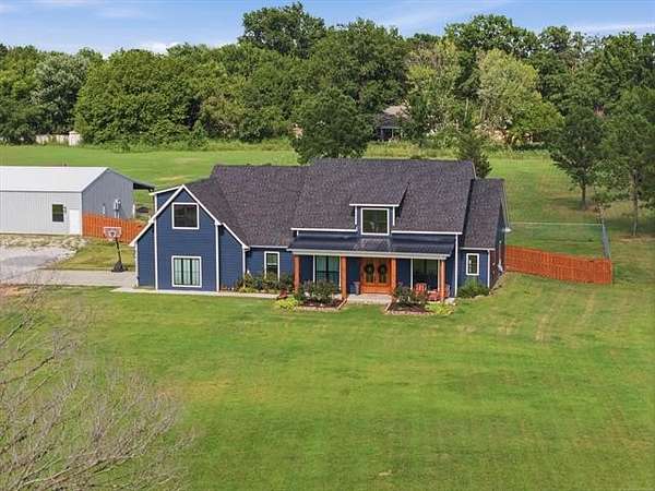 5 Acres of Land with Home for Sale in Muskogee, Oklahoma