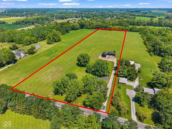 10 Acres of Land with Home for Sale in Brownsburg, Indiana