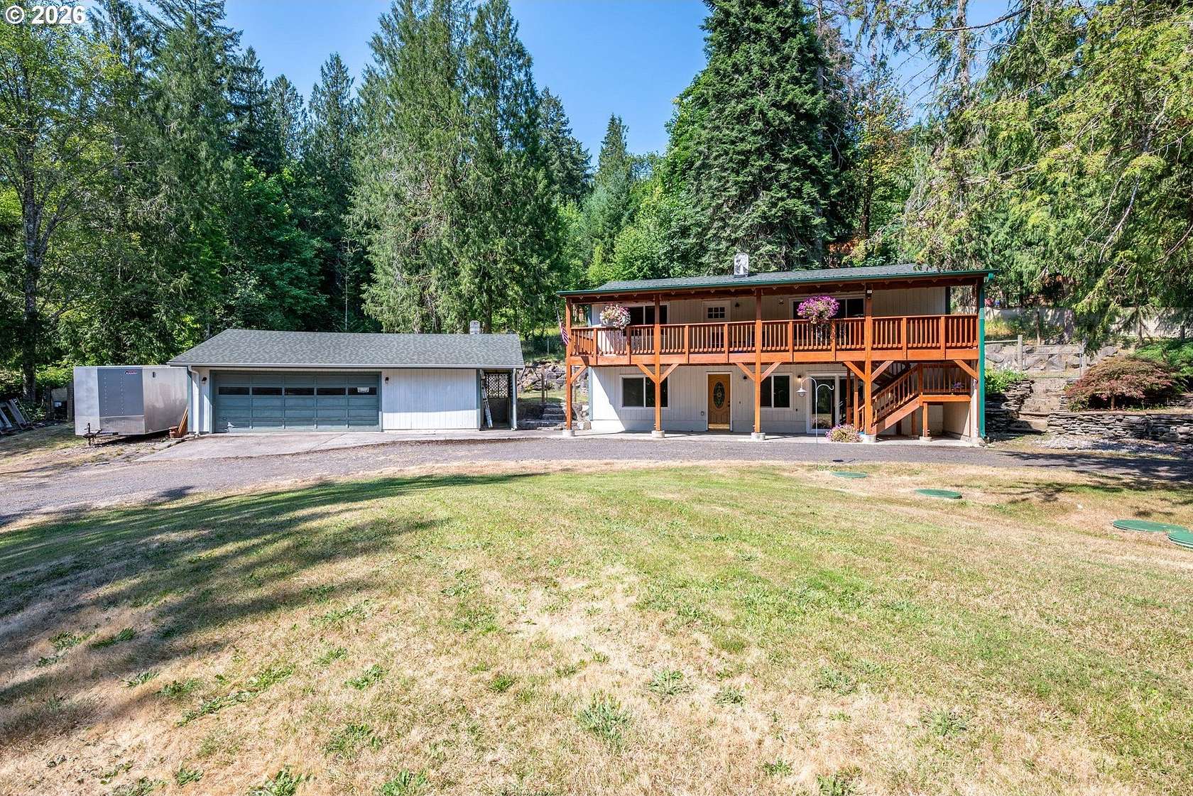 2.63 Acres of Land with Home for Sale in Castle Rock, Washington