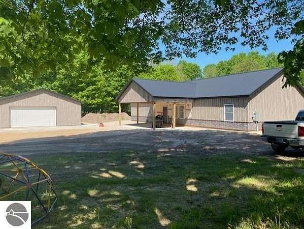 6 Acres of Land with Home for Sale in Buckley, Michigan