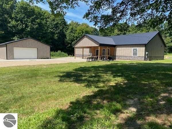 6 Acres of Land with Home for Sale in Buckley, Michigan