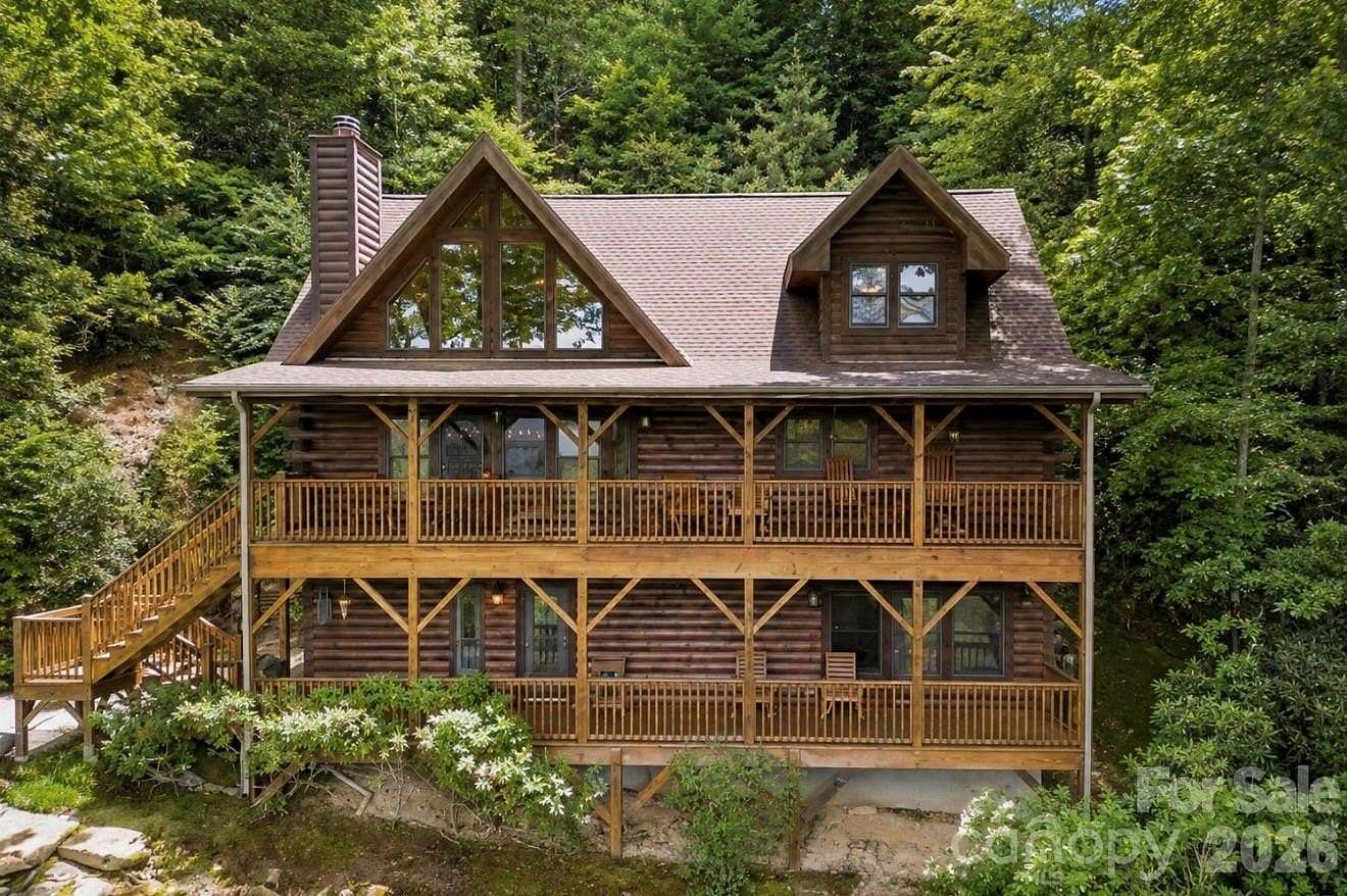 1.57 Acres of Land with Home for Sale in Maggie Valley, North Carolina