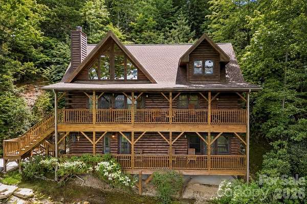 1.57 Acres of Land with Home for Sale in Maggie Valley, North Carolina