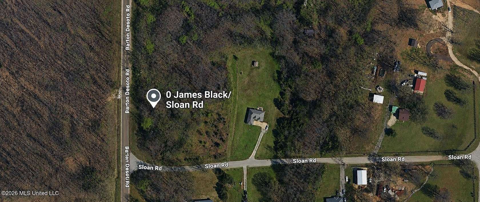 2.2 Acres of Residential Land for Sale in Olive Branch, Mississippi