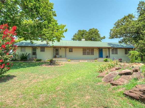 49.5 Acres of Land with Home for Sale in Meeker, Oklahoma