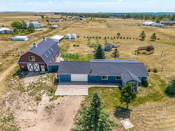 5 Acres of Land with Home for Sale in Elbert, Colorado