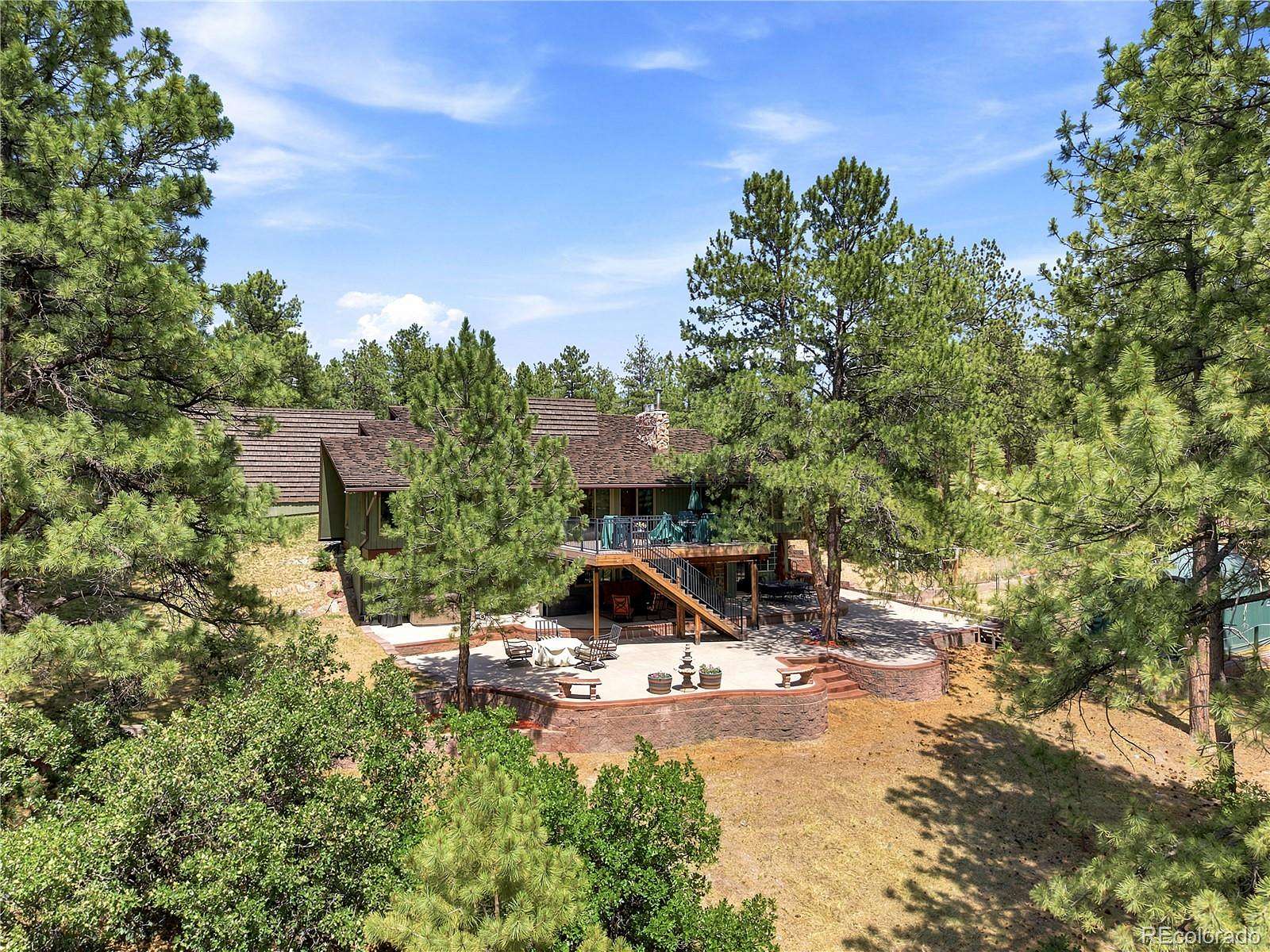 6.33 Acres of Land with Home for Sale in Franktown, Colorado