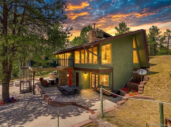 6.33 Acres of Land with Home for Sale in Franktown, Colorado