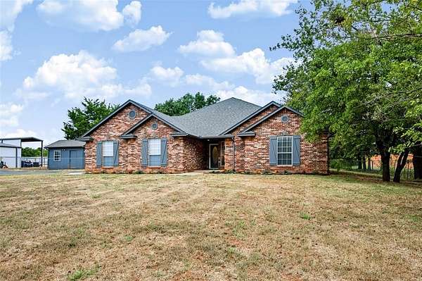 1.79 Acres of Land with Home for Sale in Blanchard, Oklahoma