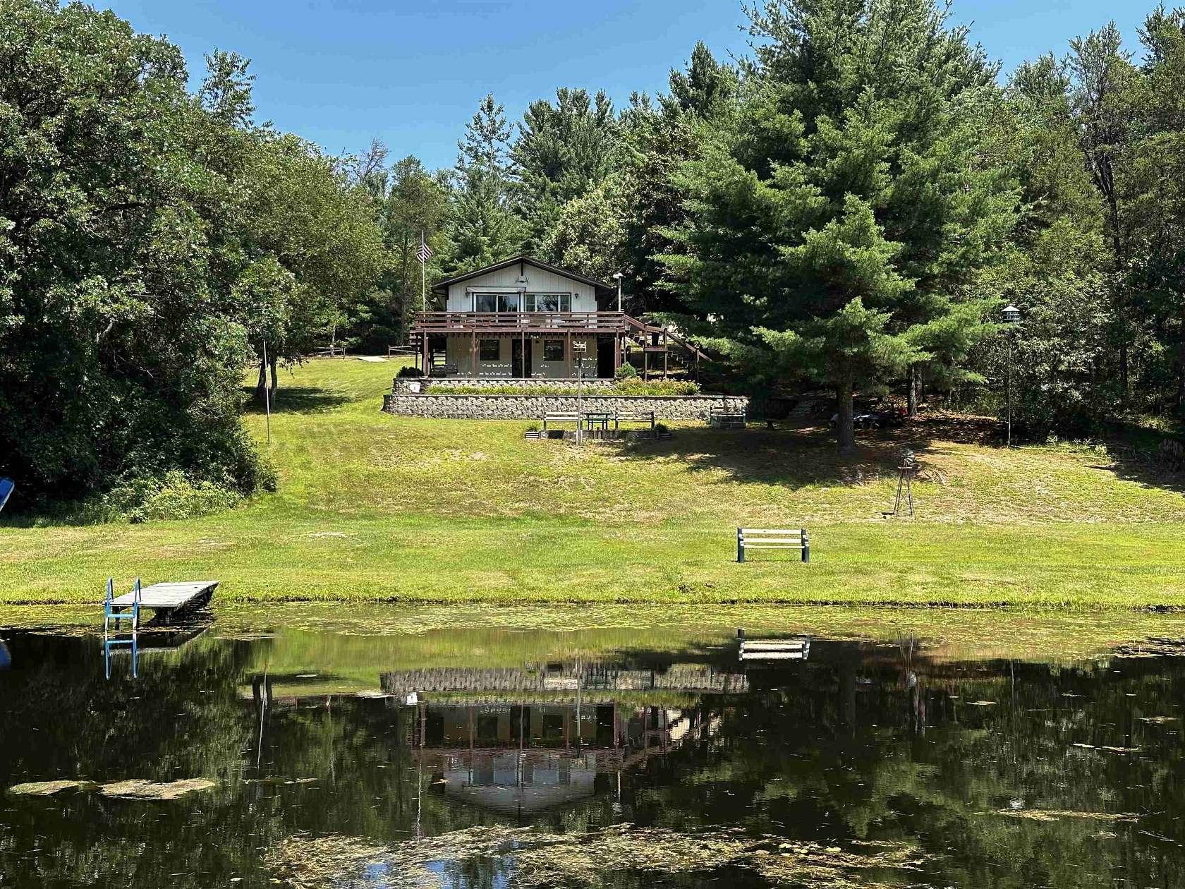 7.88 Acres of Land with Home for Sale in Grand Marsh, Wisconsin
