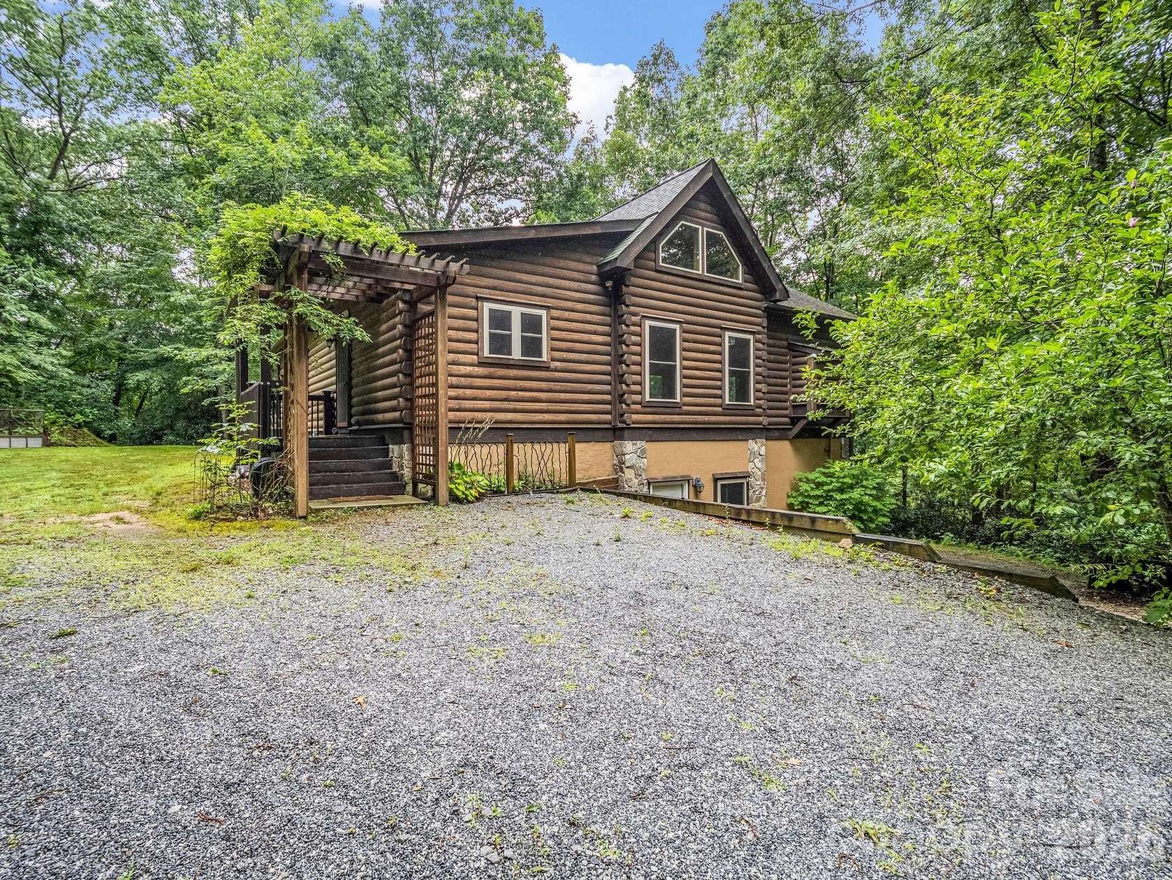 3.42 Acres of Land with Home for Sale in Balsam Grove, North Carolina