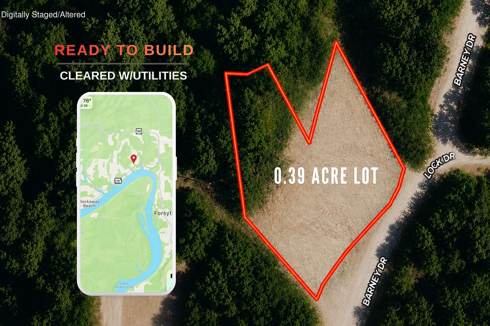 0.39 Acres of Residential Land for Sale in Rockaway Beach, Missouri