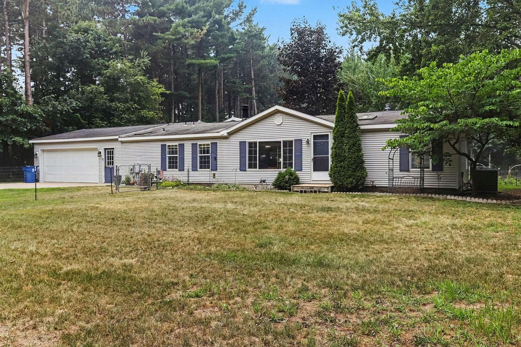 7.2 Acres of Land with Home for Sale in Plainwell, Michigan