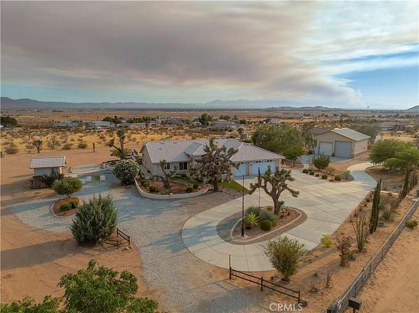 2.3 Acres of Land with Home for Sale in Apple Valley, California
