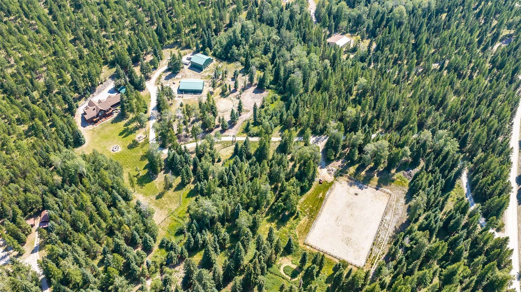 27.5 Acres of Land with Home for Sale in Kila, Montana