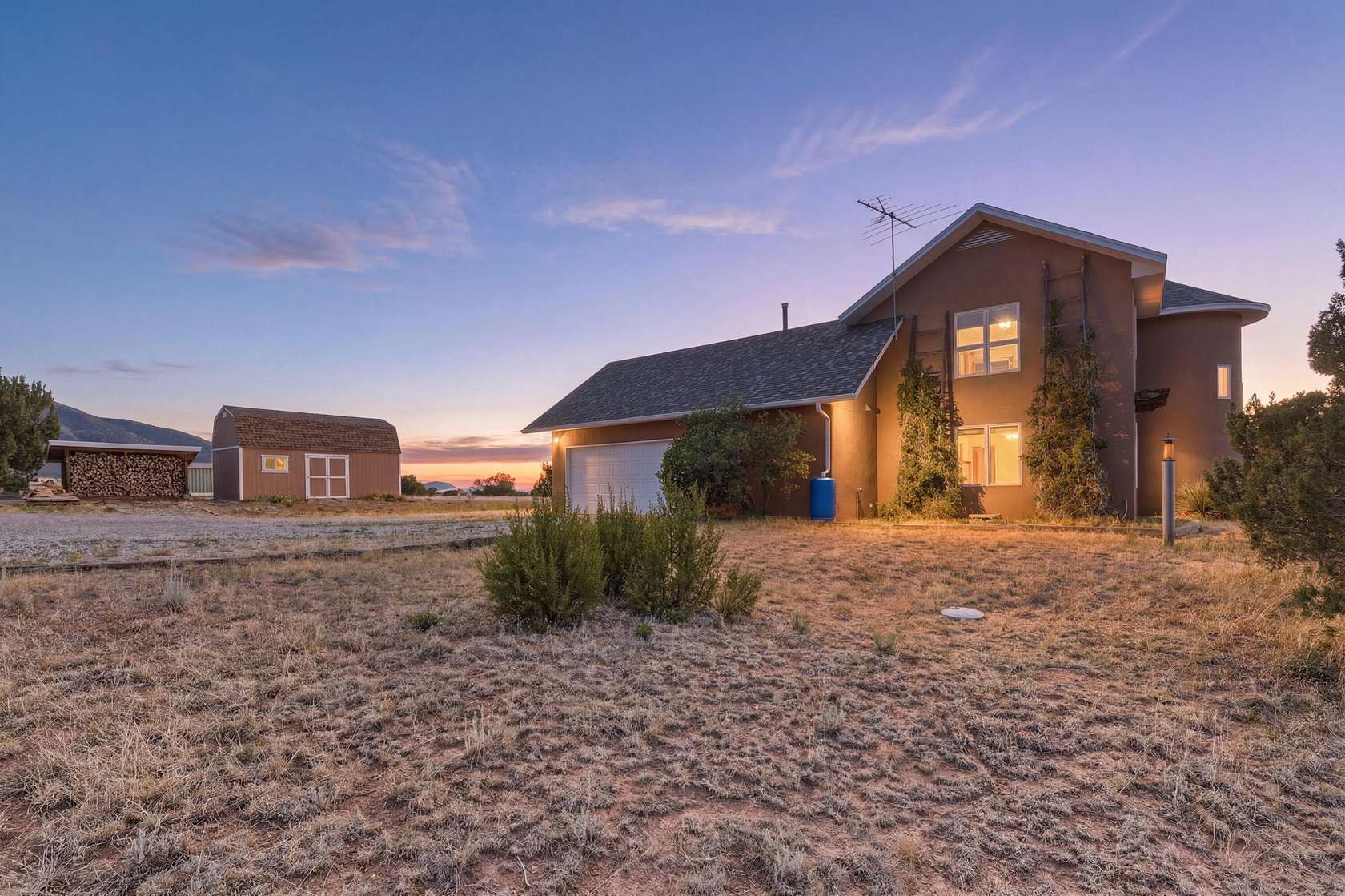 2.42 Acres of Land with Home for Sale in Edgewood, New Mexico