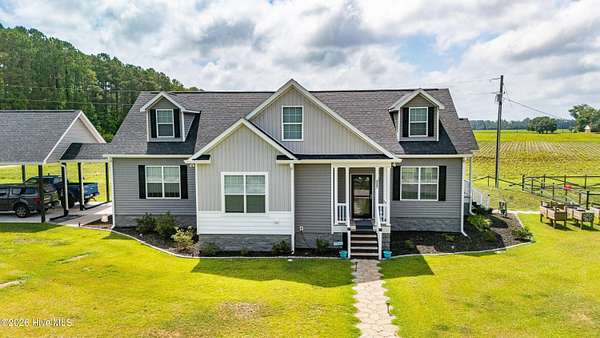 34 Acres of Land with Home for Sale in Trenton, North Carolina