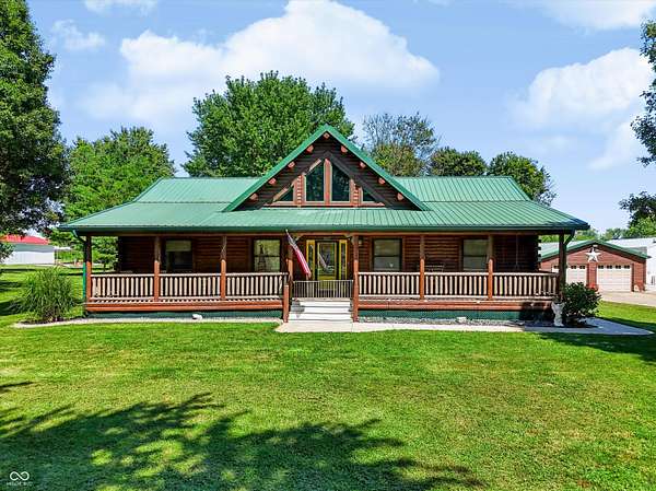 5.16 Acres of Land with Home for Sale in Clayton, Indiana
