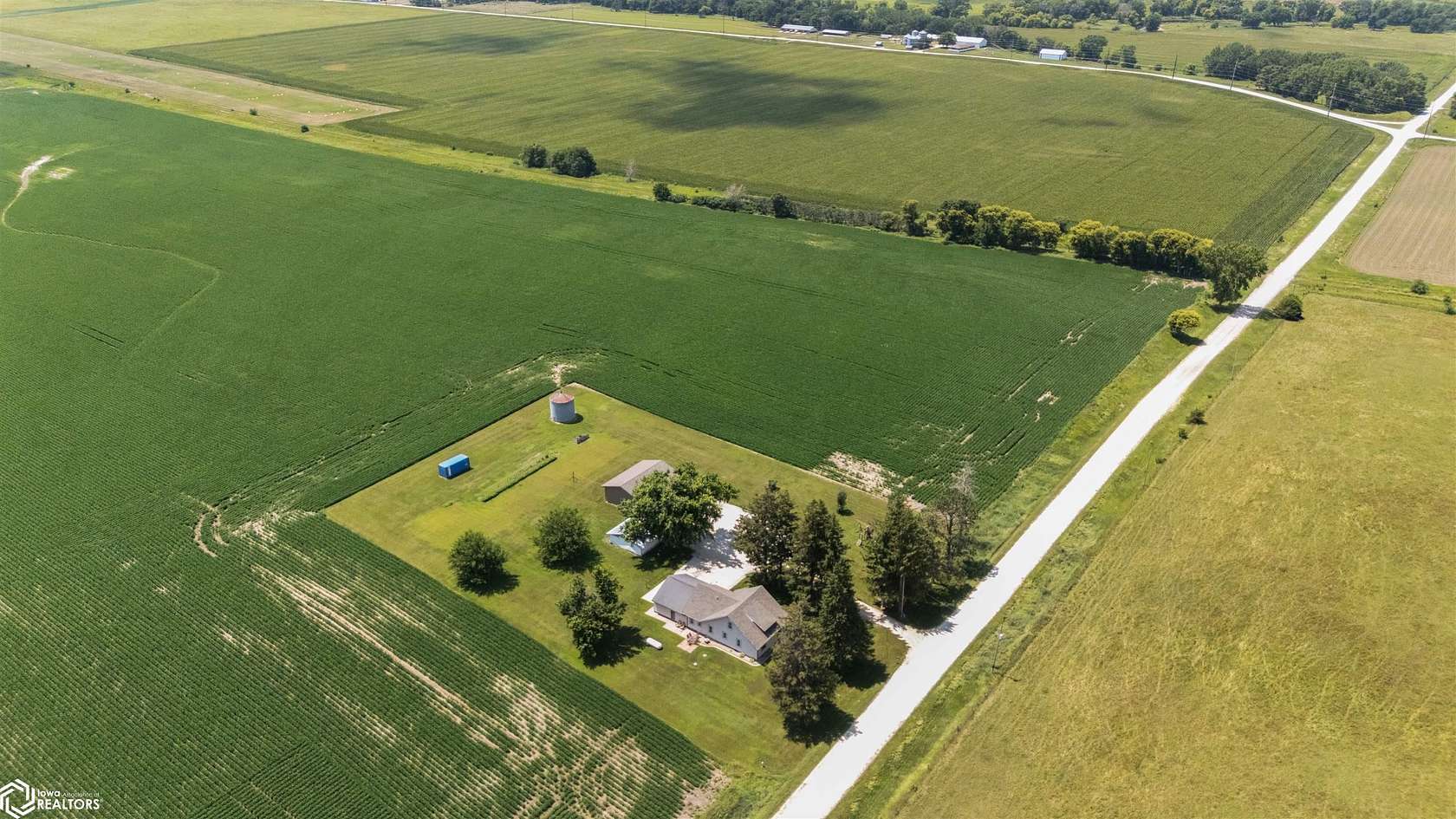 7.12 Acres of Land with Home for Sale in Eldora, Iowa