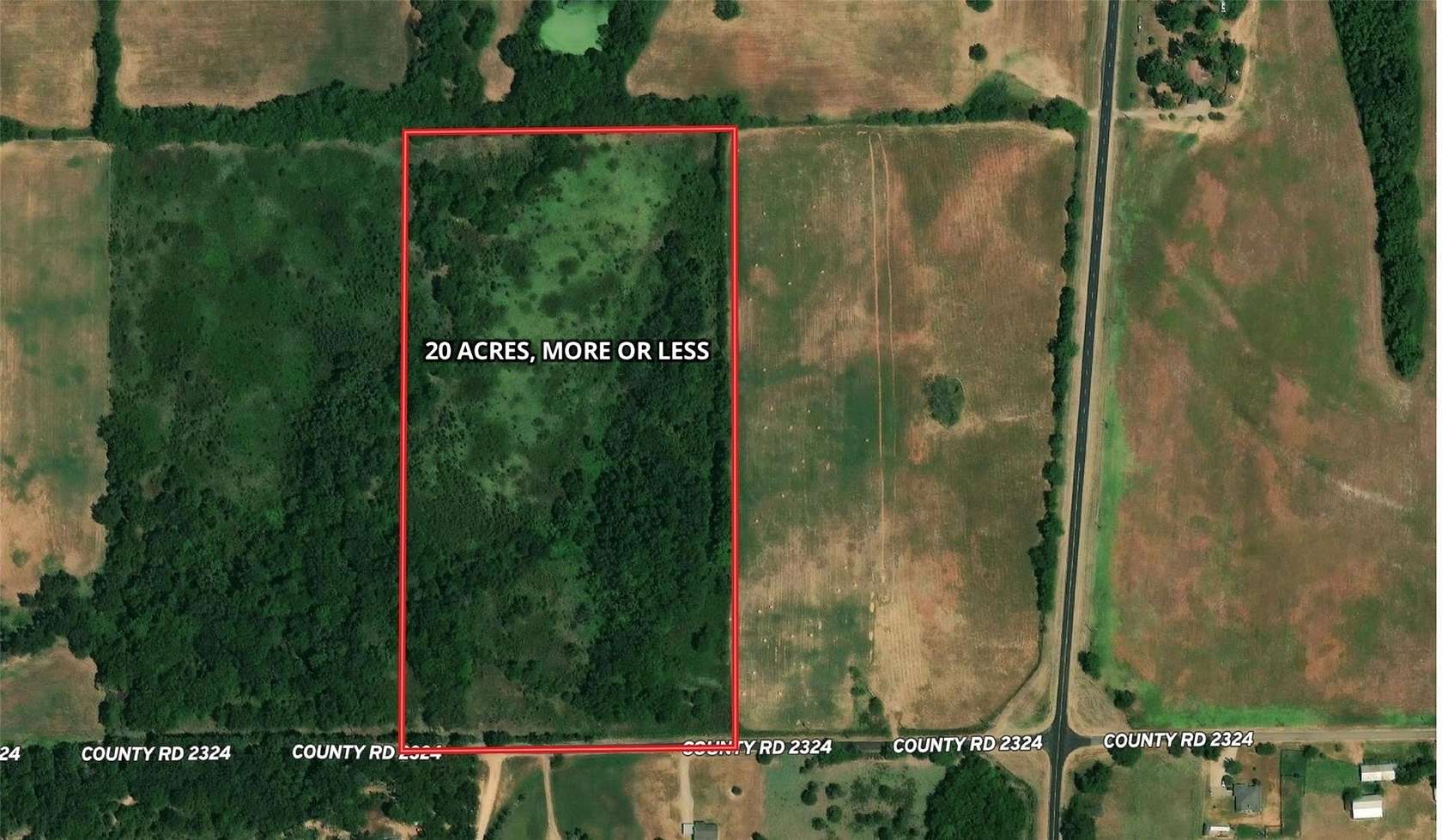 20 Acres of Recreational & Residential Land for Sale in Como, Texas
