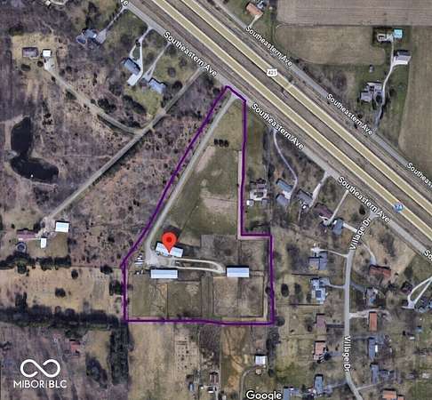 9.52 Acres of Land with Home for Sale in Indianapolis, Indiana