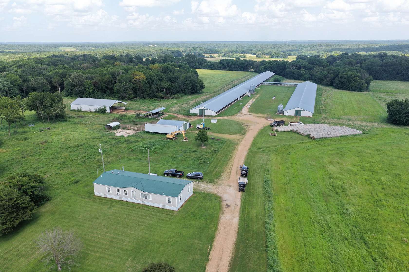 112 Acres of Land with Home for Sale in Stover, Missouri