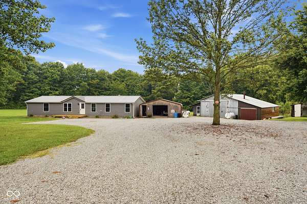 4.47 Acres of Land with Home for Sale in Greencastle, Indiana
